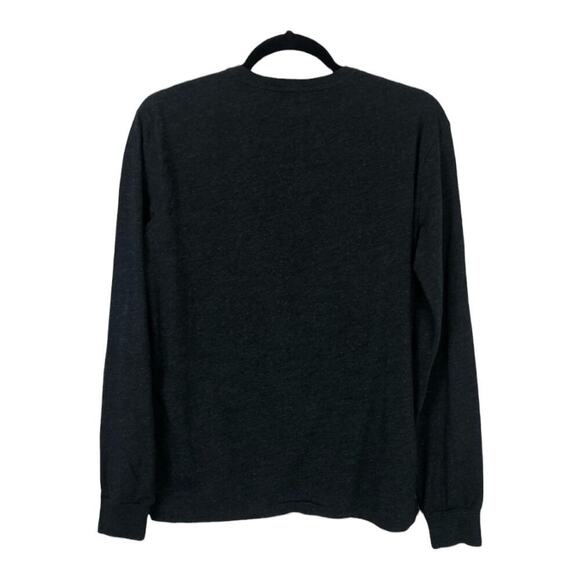 Polo Ralph Lauren Mens Heather Dark Gray Long Sleeve Pocket T-Shirt Size Small S - Picture 2 of 3